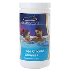 Gold Horizons - Spa Chlorine Granules 1 X 1kg rapid quick dissolving