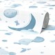 image 4 of Little Dreamer by Amy Hart Wallpaper in Blue and White Multi