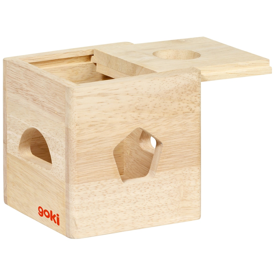 image 1 of Goki Wooden Sort Box II With 6 Blocks