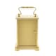 image 3 of Widdop Gifts Gold Carriage Clock with White Dial