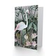 image 2 of Pink Lilies Leaves Tropical Woman Flamingo Her Birthday Card