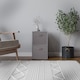 image 3 of 2-Tier Cube Shelving Unit with Inserts | Grey | Grey & Grey | 1
