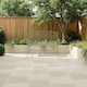 image 2 of Charles Bentley Rustic Metal Garden Bench - Leaf Design | Green | Green