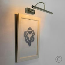 ValueLights Pair Of Modern Adjustable Gold Twin Picture Wall Lights Gold