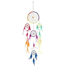 Something Different Multi Rainbow Dreamcatcher - Multicoloured - One Size