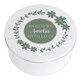 image 6 of Personalised Floral Cake Tin White