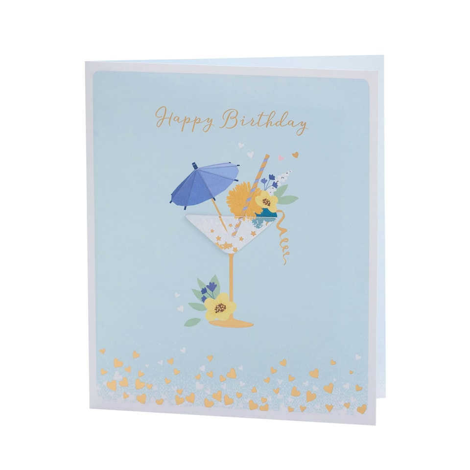 image 1 of Birthday Card - Papercharm Cocktail