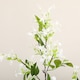 image 7 of HOMCOM Decorative Artificial Plants Honeysuckle Flower Fake Plants with Curved Boots for Home Indoor Decor, 150cm, White
