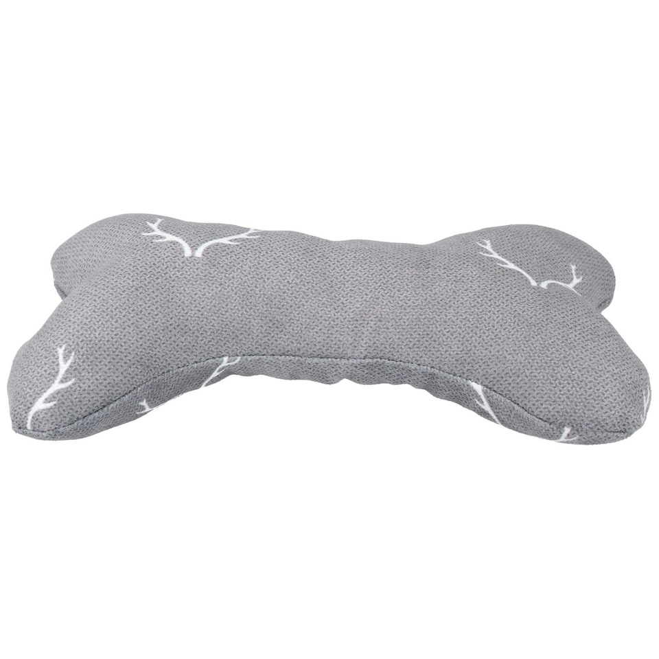 image 1 of Dog Christmas Gift Plush Comfort Super Soft  Antler Comfort Bone Toy 13x25cm