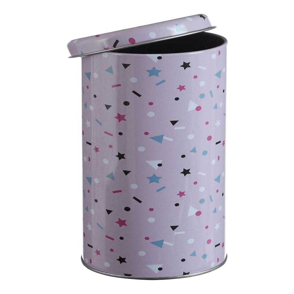 image 1 of Interiors by Premier Cheerful Design Round Storge Canister, Durable Tall Food Container For Bedroom, Versatile Kitchen Canister