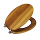 image 1 of Showerdrape Oxford Antique Pine Wooden Toilet Seat | Multi | 1