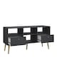 image 5 of Cumbria TV-Unit 2 Drawers Dark Grey