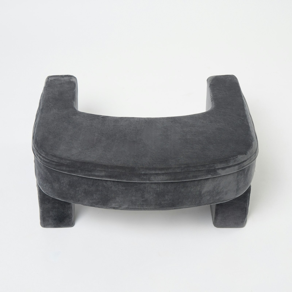 image 1 of OHS Soft Comfy Armrest Reading Laptop Gaming Bed Desk Lap Pillow With Storage Pockets | Brown | Mink | 65 x 56 x 34cm