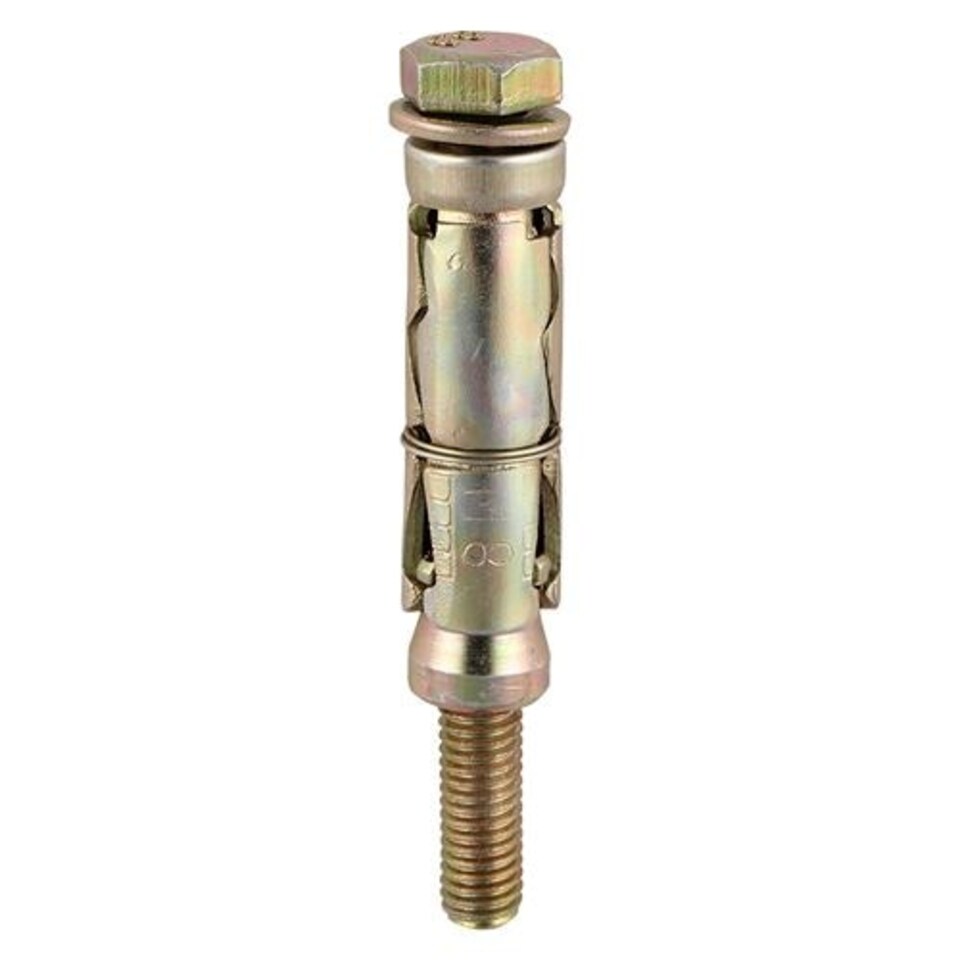 image 1 of Timco - Shield Anchor - Loose Bolts - Yellow (Size M8:10L - 50 Pieces)