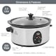image 2 of Quest Stainless Steel 3.5L Slow Cooker