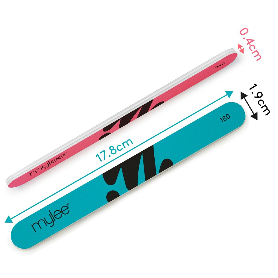 image 1 of Mylee Double-Sided Nail Files (Pack of 3)