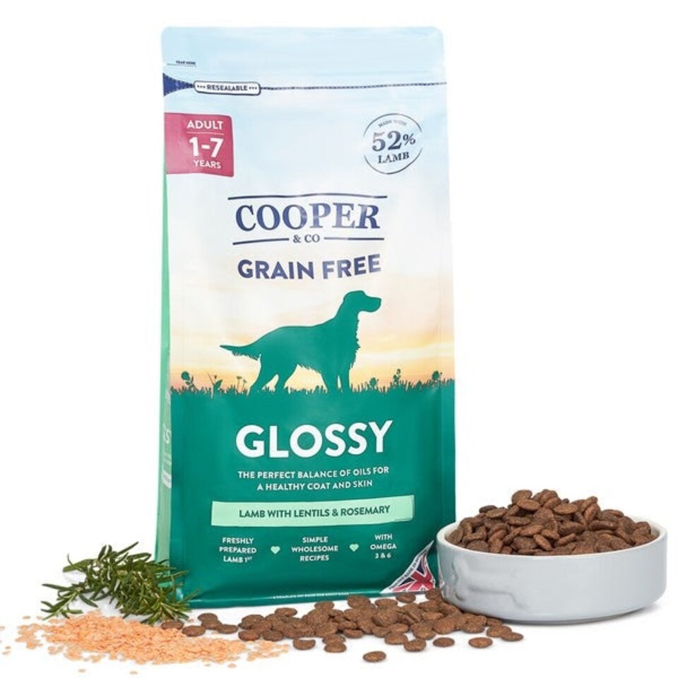 image 1 of Cooper & Co Dried Adult Dog Food Glossy Lamb with Lentils and Rosemary - 1.5kg