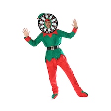Dartboard Elf Costume | Multi | S