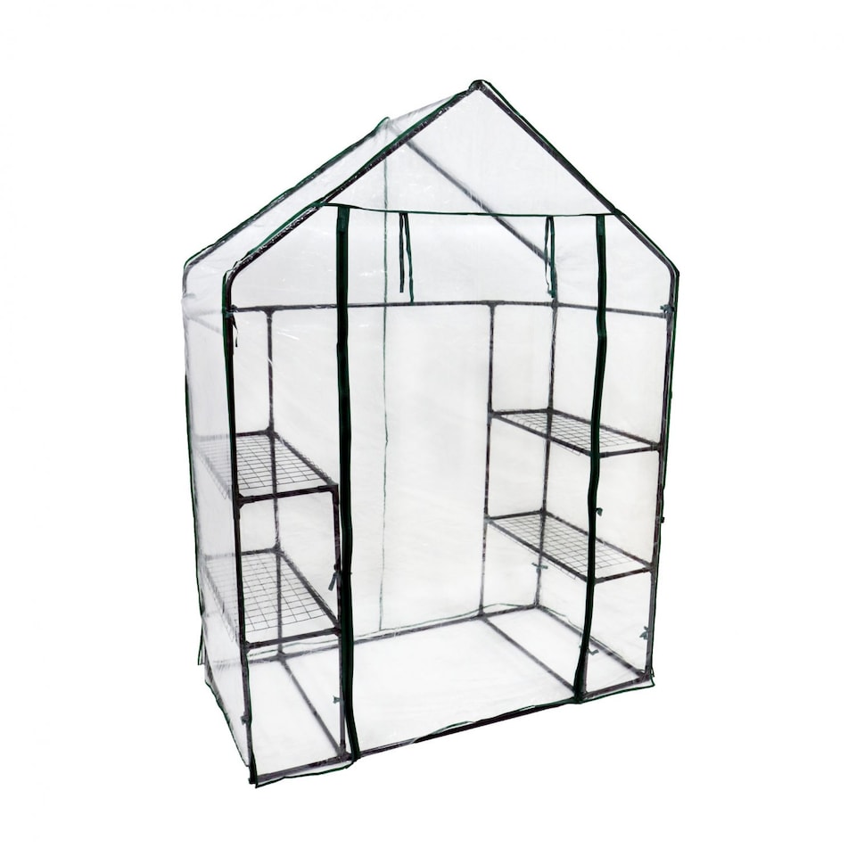 image 1 of Replacement Spare PVC Cover for 3-Tier Walk-in Garden Greenhouse