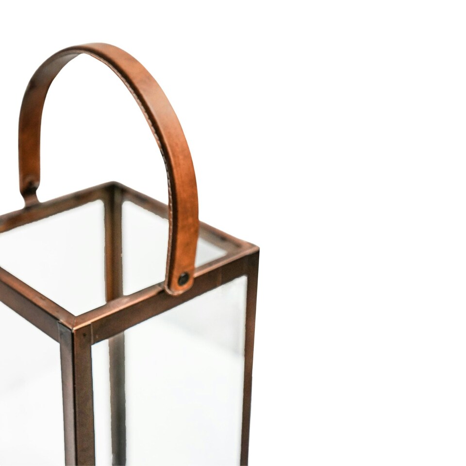 image 1 of Hampton Tall Lantern in Copper Copper
