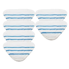 SPARES2GO Washable Microfibre Cover Pads for Bush SMB1501 SMB1501UK Steam Cleaner Mop (Pack of 6)