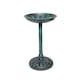 image 7 of 63cm Verdi Green Traditional Garden Patio Resin Bird Bath | Green | Green