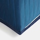 image 3 of OHS 2 x Ralph Geometric Pinsonic Filled Cushions, 45x45cm - Navy Blue