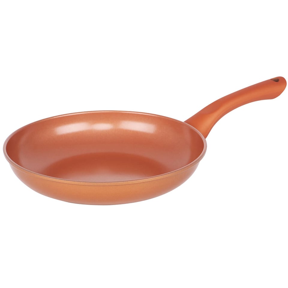 image 1 of Gr8 Home Copper 8 Pcs Carbon Steel Non Stick Cookware Set Frying Pan Saucepan With Lids