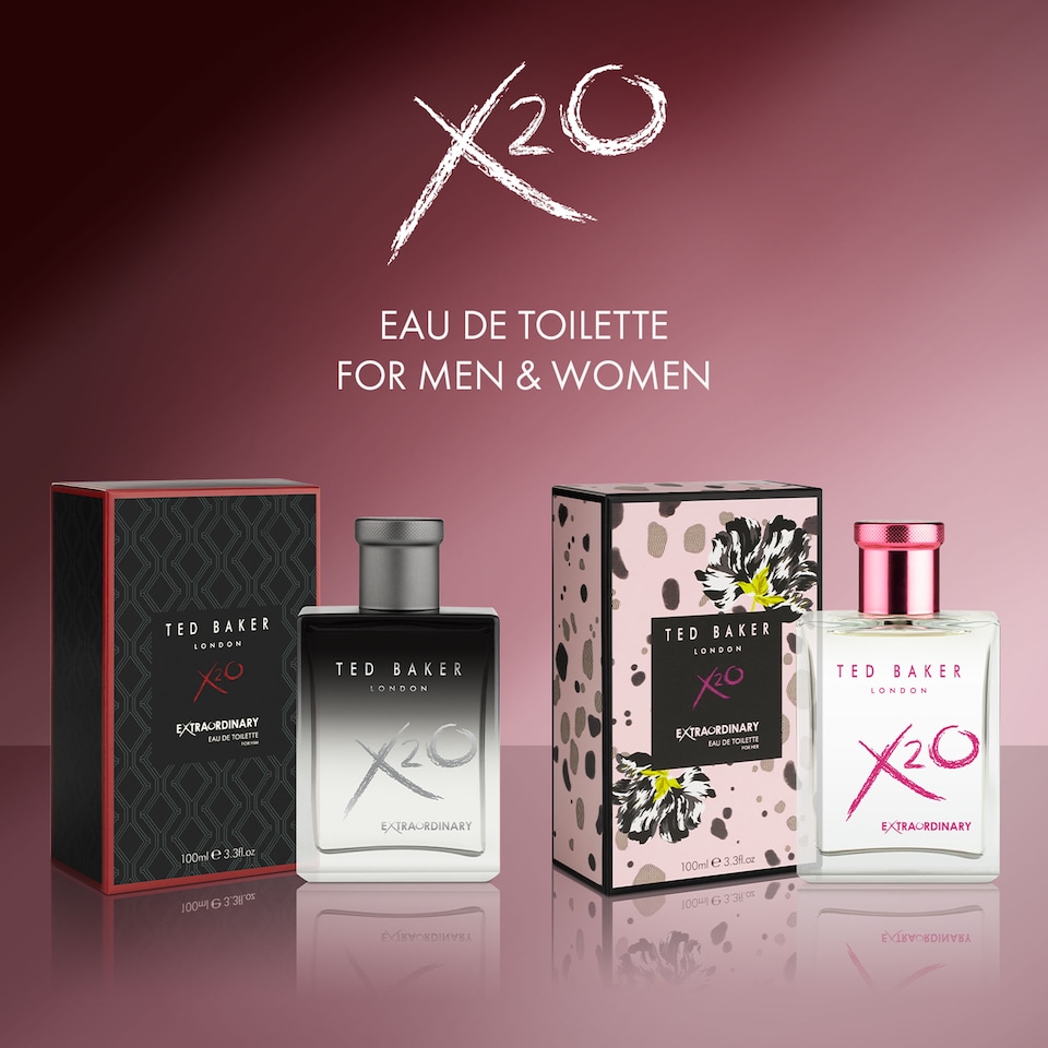 image 1 of Ted Baker X20 Extraordinary Her Eau de Toilette, Fruity Floral 100ml