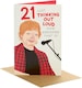 image 1 of Ed Sheeran Design 21st Birthday Card