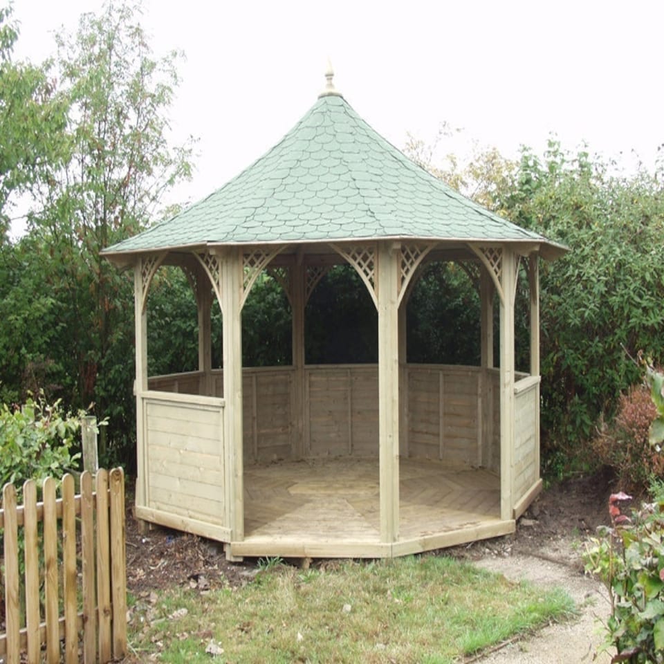 image 1 of Wagner Pavilion Gazebo - Pressure Treated Timber - L420 x W420 x H335 cm