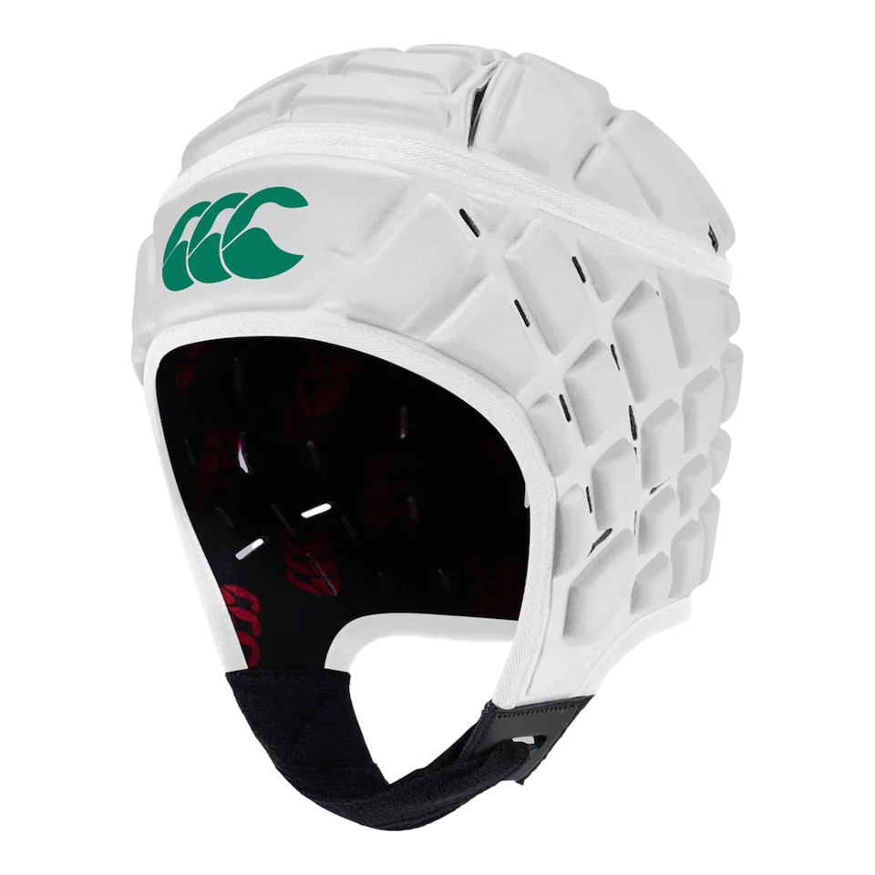 image 1 of Canterbury Childrens/Kids Raze Rugby Headguard | White | Bright White/Deep Mint | XXS | 1