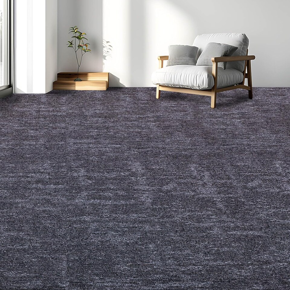 image 1 of Anthracite/Dark Grey Carpet Tiles Heavy Duty 20pcs 5SQM Commercial Office Home Shop Retail Flooring