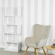 image 2 of Alivio  5 Tier Wooden S-Shaped Bookcase Living Room Modern Display Shelves Storage