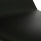 image 5 of Interiors by Premier Black Leather Effect Dining Chair with White Legs, High Quality Leather Chair, Accent Chair, Borg Chair
