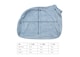 image 5 of Premium Microfibre Dog Drying Bag | Super Absorbent & Fast Drying Bathrobe Towel - Extra Small / Sky Blue