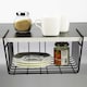 image 2 of Buckingham Premium Under Shelf Basket Organise Tidy Storage Rack High End, Steel, Black, 29 cm