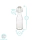 image 5 of Argon Tableware Glass Bottles with Swing Top - 250ml - Pack of 3 | Clear | Clear | One Size