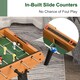 image 6 of HOMCOM Folding Football Gaming Table Mini Foosball Soccer Table for Family Fun Indoor Play Sports