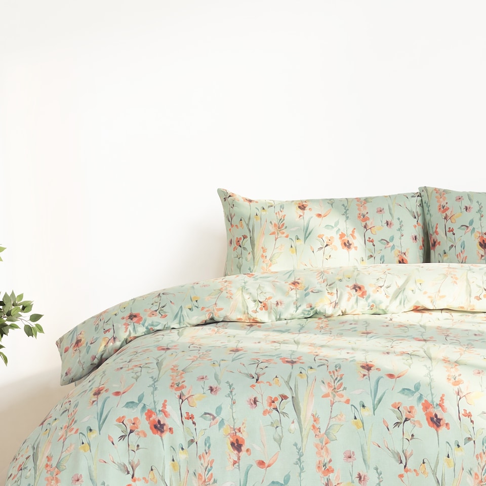 image 1 of Martex Studio Edition Spring Meadow Jade Duvet Cover Set - Double