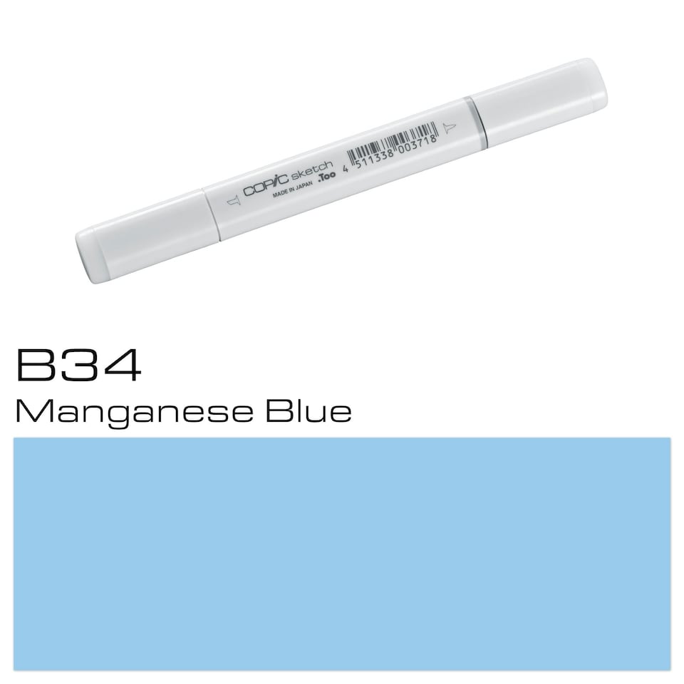 image 1 of Copic Sketch Marker, Manganese Blue, Single Pen