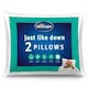 image 1 of Silentnight Just Like Down Bed Pillows, Hypoallergenic, Made in the UK, 2 Pack