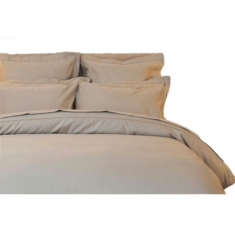 Belledorm Egyptian Cotton Plain Duvet Cover - Platinum - King