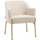 image 1 of HOMCOM Fabric Armchair Accent Chair w/ Metal Legs for Living Room