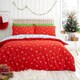 image 4 of Fusion Christmas Snowman Duvet Cover Set Duck Egg