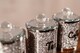 image 7 of Marco Paul Stylish Set of 3 Crushed Diamond Mirror Crystal Filled Canister
