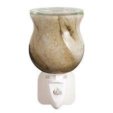 Aroma Electric Plug In Swirl Wax Melter 12cm | Cream | One Size