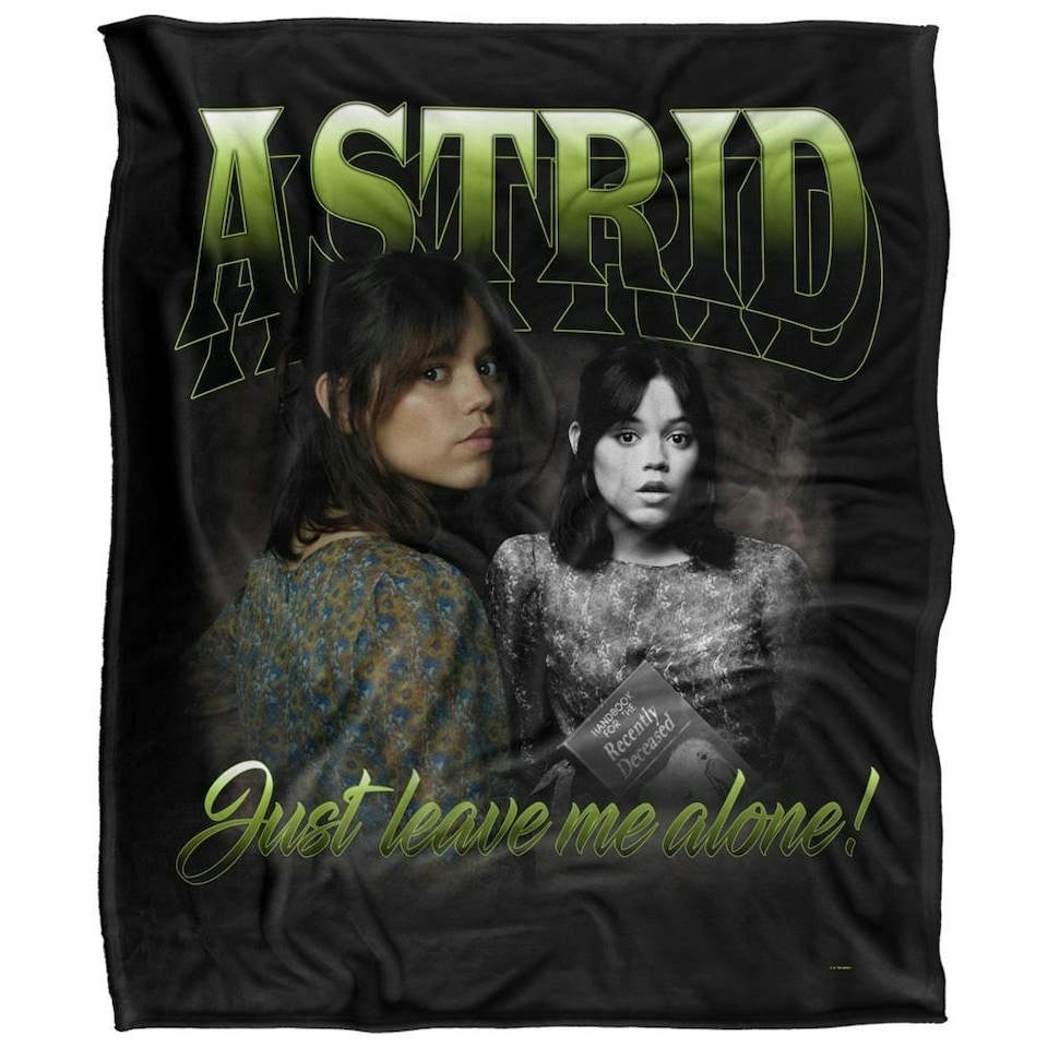 image 1 of Beetlejuice Astrid Deetz Blanket - Multicoloured - One Size