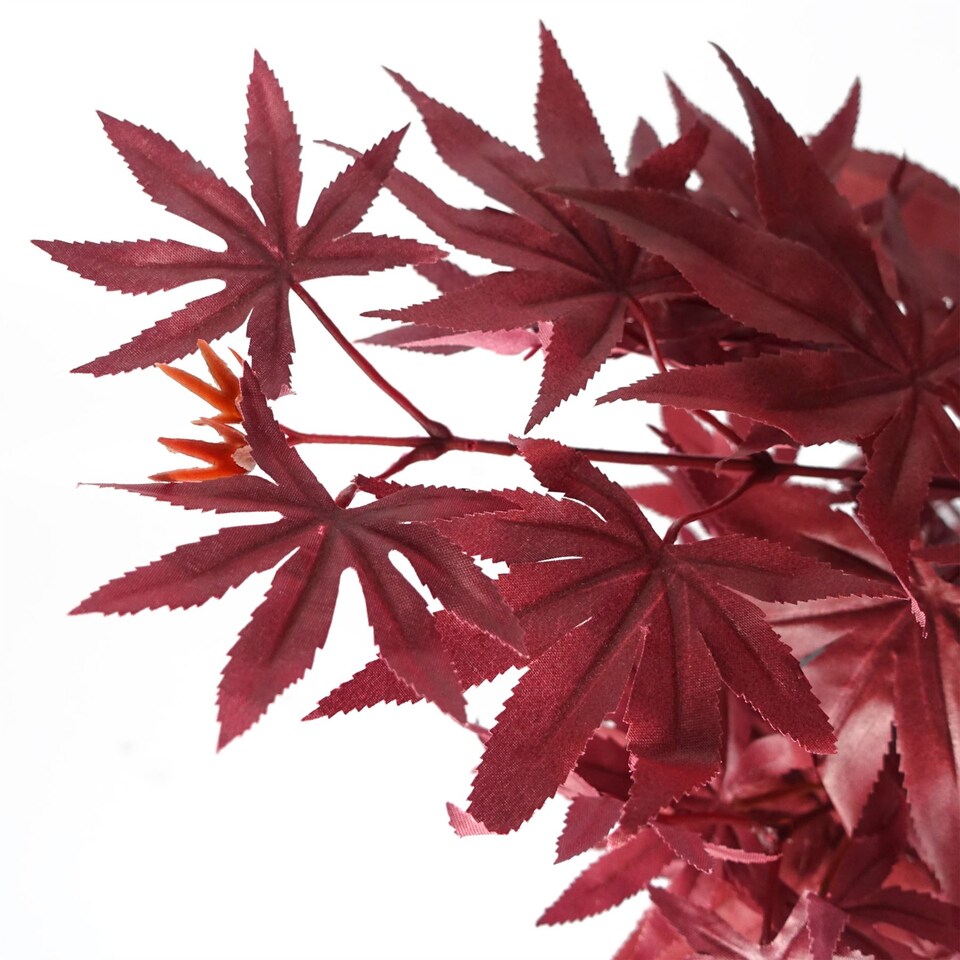 image 1 of 120cm Artificial Red Maple Tree | Green | 4ft
