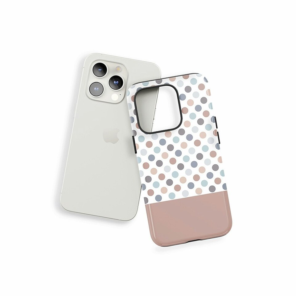 image 1 of Chocco Spotty Phone Case | Brown | iPhone 13
Tough